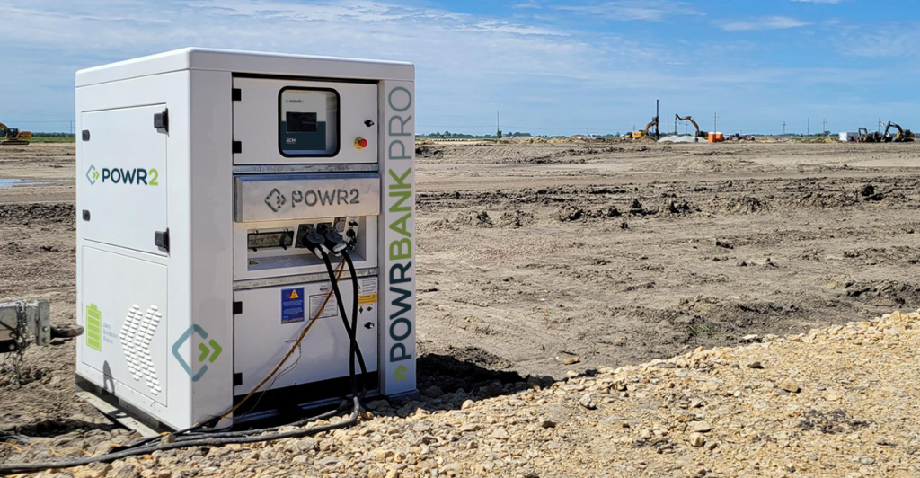 POWRBANK PRO Energy Storage System in Remote Construction Sites
