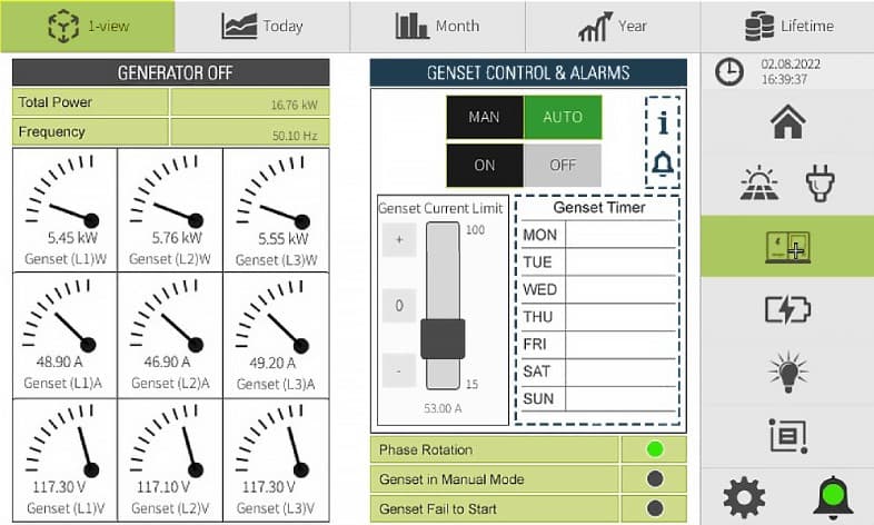 POWRBANK Energy Control Module Genset Tab