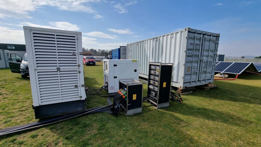 Quiet Power - Energy Storage System for Events