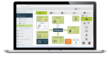POWRBANK Online Energy Management Software
