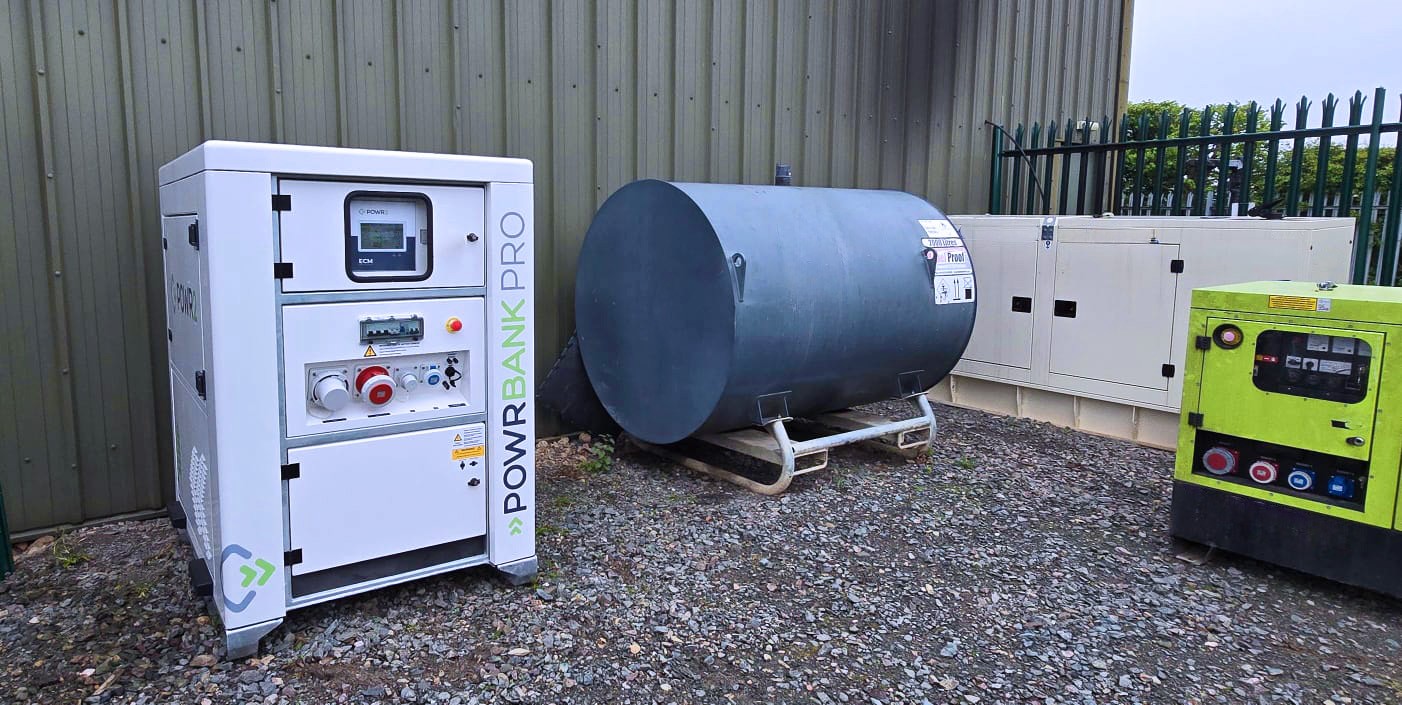 POWRBANK battery energy storage system (BESS) used for a hybrid power solution