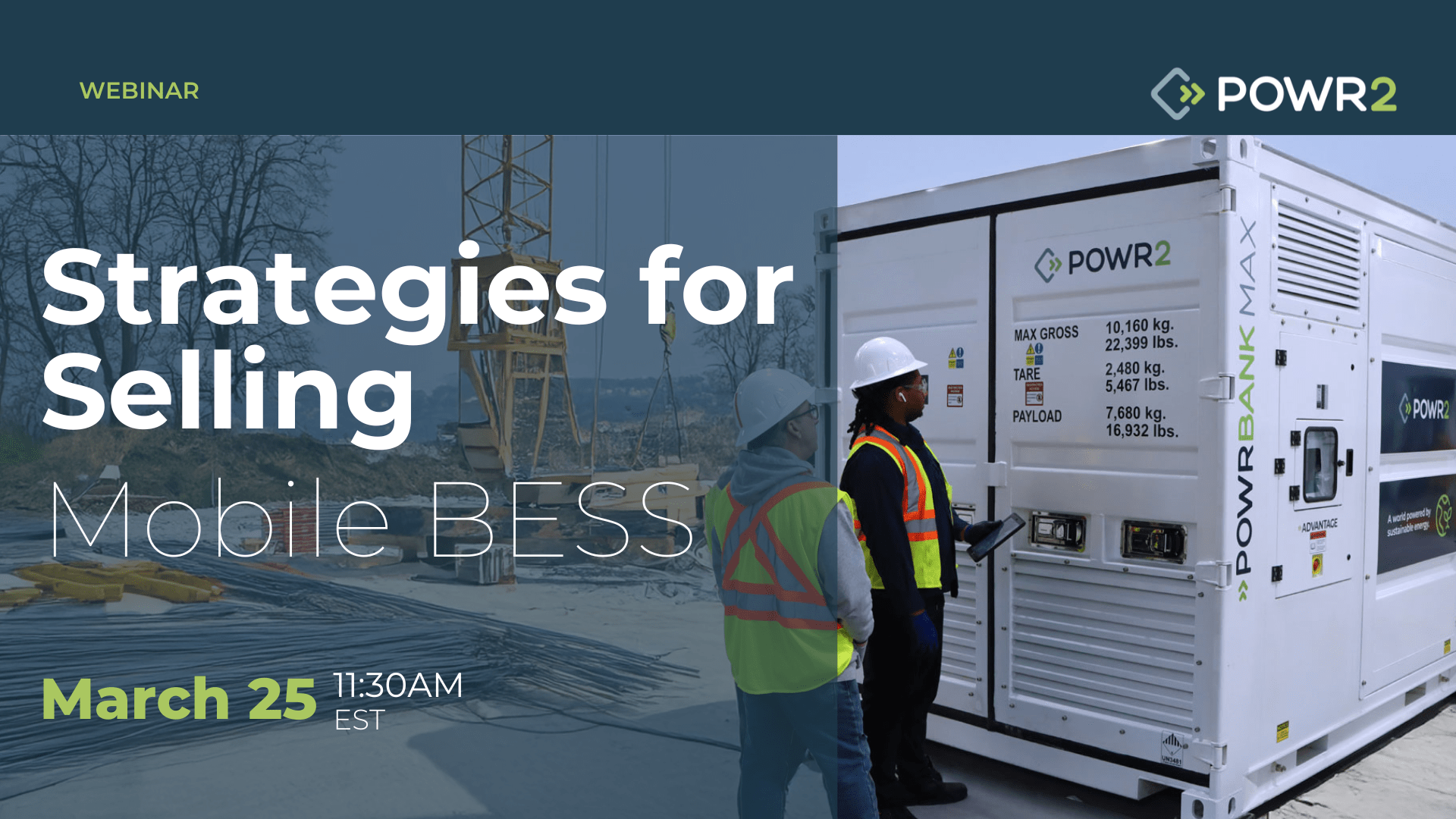 WEBINAR | Strategies for Selling Mobile BESS