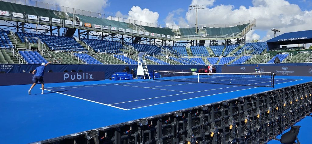 A POWR2 commercial battery storage system BESS ensured the Delray Beach Open had reliable, efficient power for the duration of the event.