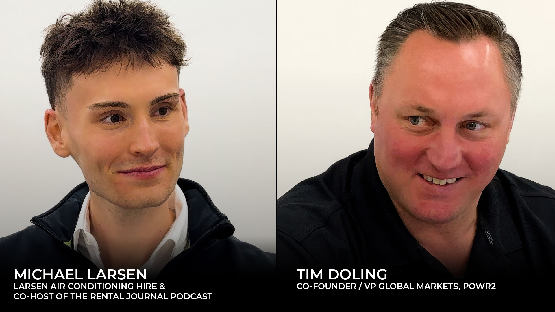 michael and tim in leading the charge season 2 episode 3 talking about energy storage in equipment rental industry