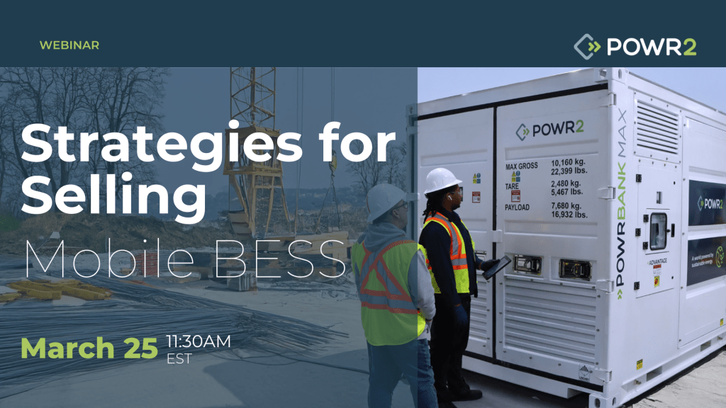 WEBINAR | Strategies for Selling Mobile BESS