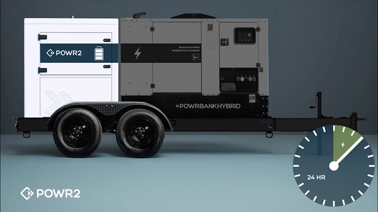 How POWRBANK HYBRID - Hybrid Power, BESS + Generator - works