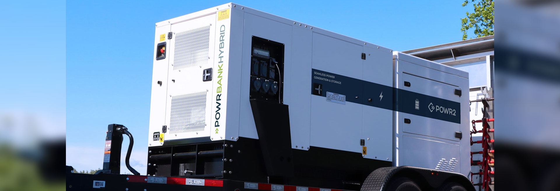 POWRBANK HYBRID - Hybrid Power, BESS + Generator - one trailered unit
