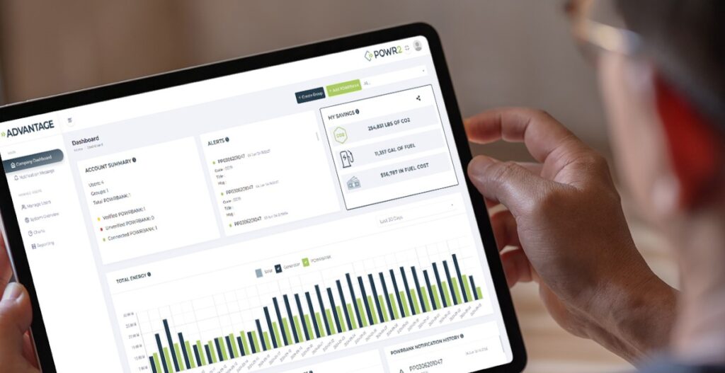 Use ADVANTAGE to manage your POWRBANK fleet.